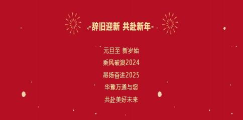 華豫萬通糧機(jī)祝您2025年元旦快樂！